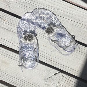 SHOP CLOSING! Coach Clear Sparkly Jelly Shoes